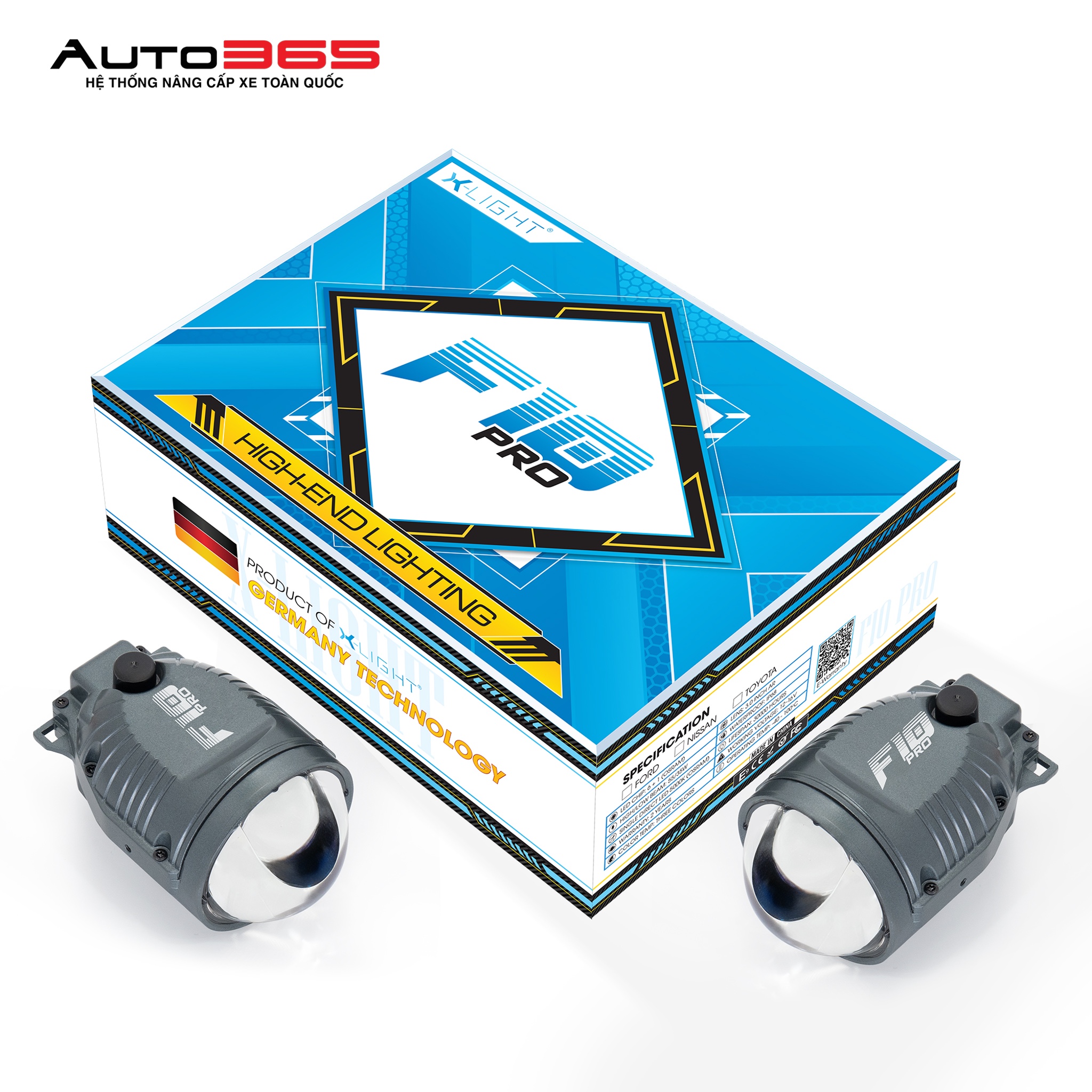 BI GẦM X-LIGHT F10 PRO 3 NHIỆT MÀU